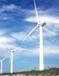 紫雲寺風力発電所の画像